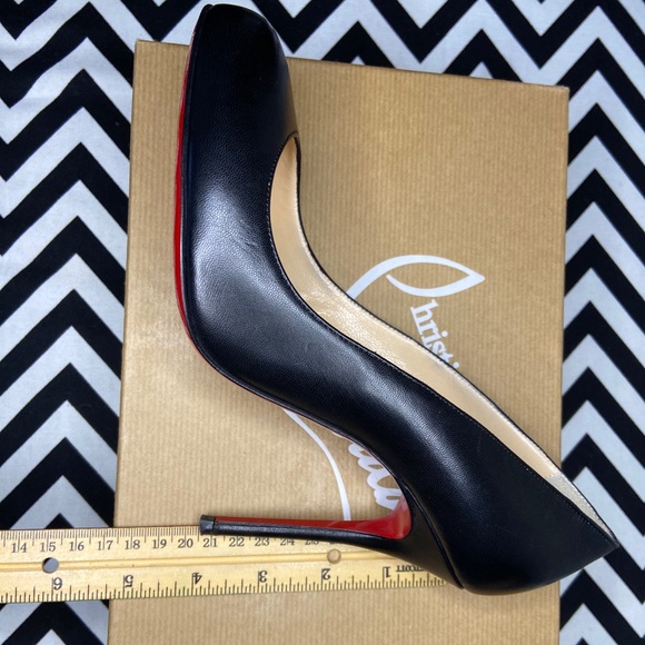 Christian Louboutin Black Leather Pumps - Picture 7 of 10